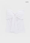 Babeam Ribbon Shirring Tube Top