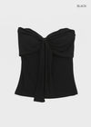 Babeam Ribbon Shirring Tube Top