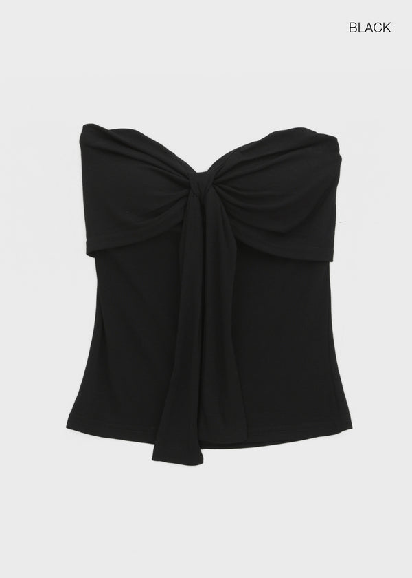 Babeam Ribbon Shirring Tube Top