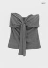Babeam Ribbon Shirring Tube Top