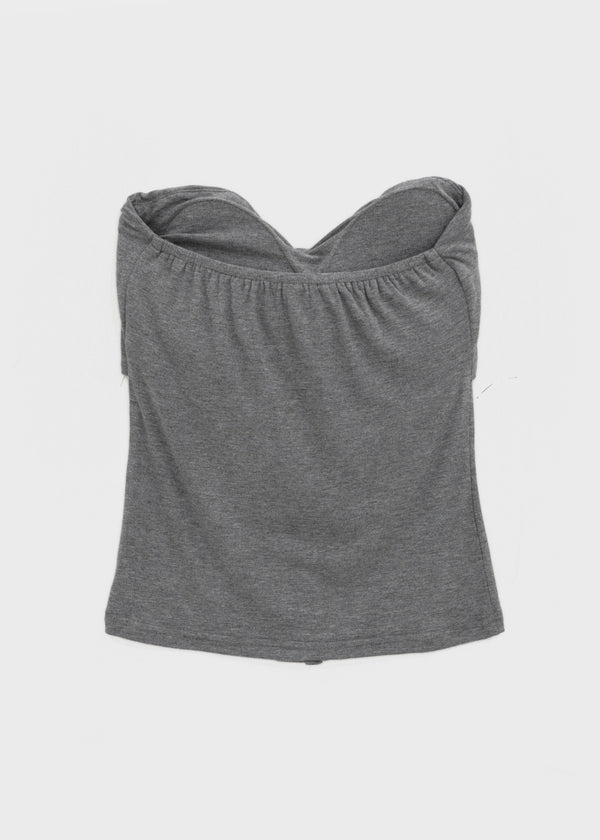 Babeam Ribbon Shirring Tube Top