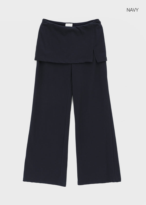 [MADE] Pompo Cooling Slit Skirt Pants (Set Available)