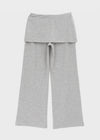 [MADE] Pompo Cooling Slit Skirt Pants (Set Available)