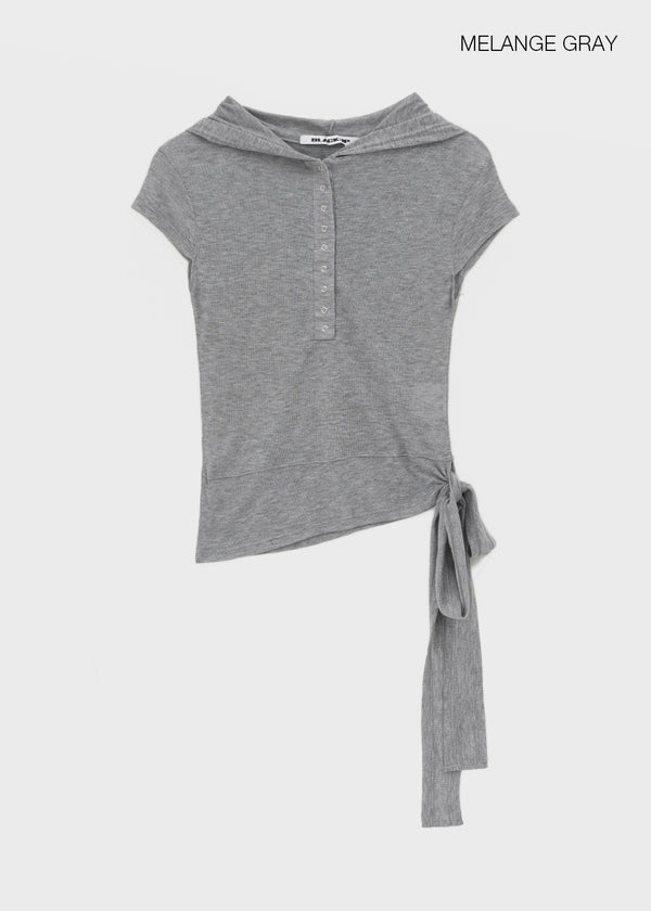 [MADE] Cubet Strap Hoodie Short Sleeve Tee