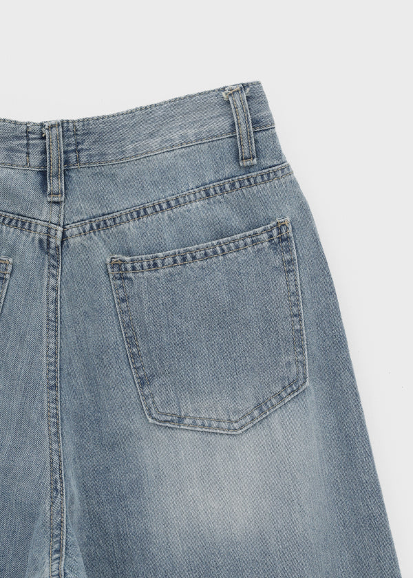 Holbwin Summer Wide Denim Pants