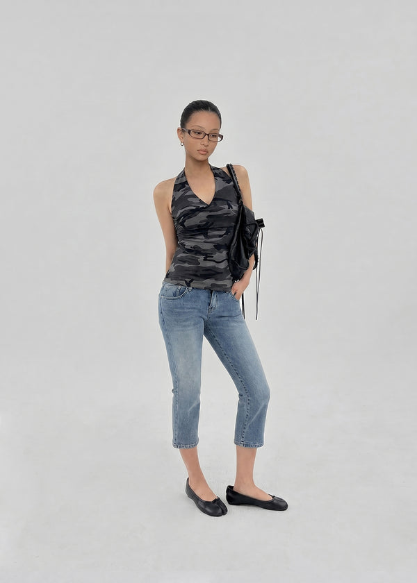 [MADE] Seron Low-waisted Capri Denim Pants