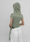 [MADE] Cubet Strap Hoodie Short Sleeve Tee