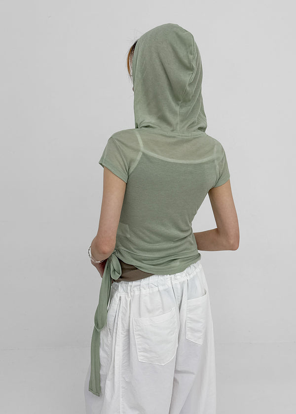 [MADE] Cubet Strap Hoodie Short Sleeve Tee