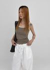 Tottia Color-block Sleeveless Top