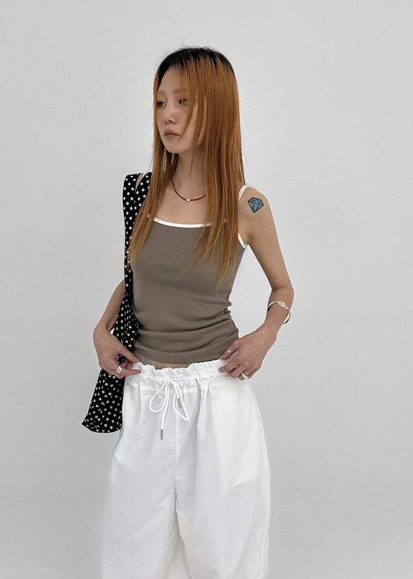 Tottia Color-block Sleeveless Top