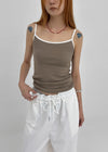 Tottia Color-block Sleeveless Top