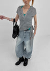 Holbwin Summer Wide Denim Pants