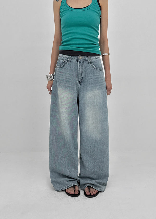 Holbwin Summer Wide Denim Pants