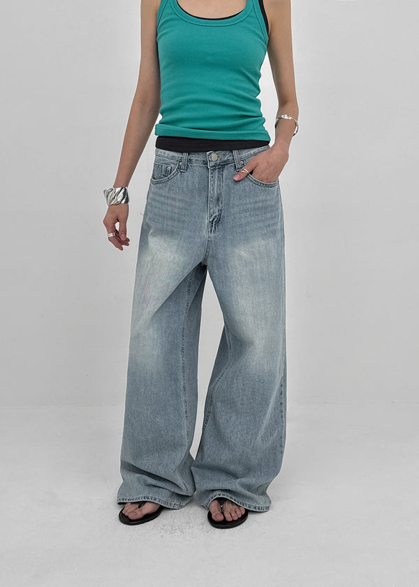 Holbwin Summer Wide Denim Pants