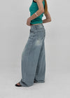 Holbwin Summer Wide Denim Pants