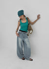 Holbwin Summer Wide Denim Pants