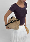 Nuijin Rattan Shoulder Bag