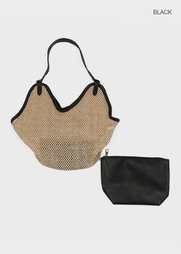 Nuijin Rattan Shoulder Bag