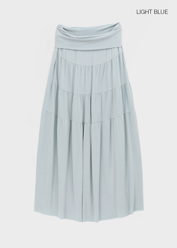 [MADE] Haini Folding Long Skirt