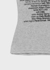 Miya Lettering U-neck Short Sleeve T-shirt