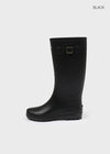 Patung Buckle Long Rain Boots