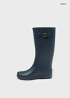 Patung Buckle Long Rain Boots