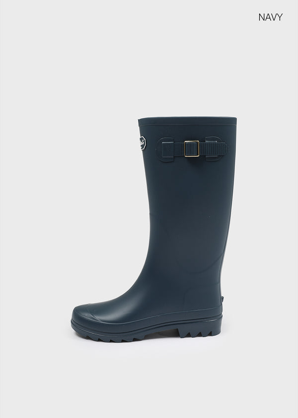 Patung Buckle Long Rain Boots