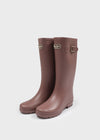 Patung Buckle Long Rain Boots