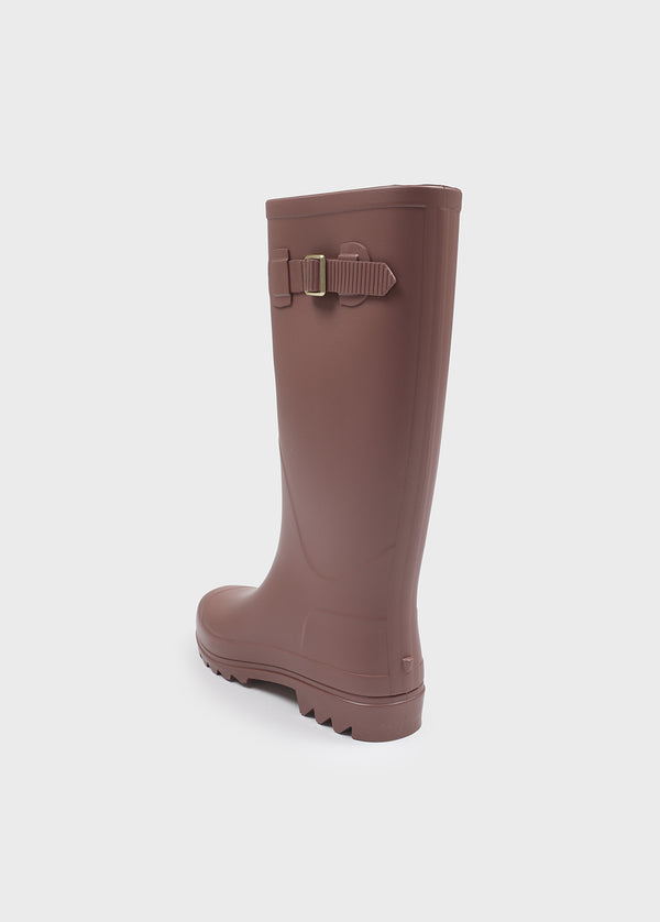 Patung Buckle Long Rain Boots