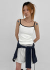 Tottia Color-block Sleeveless Top