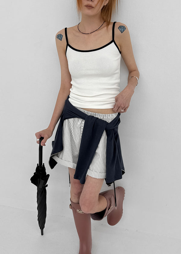 Tottia Color-block Sleeveless Top