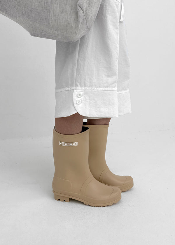 Matte Colored Mid-calf Rain Boots