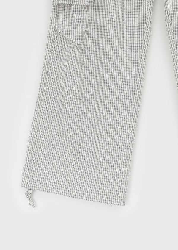 [MADE] Tiflet Check Cargo Banding Pants