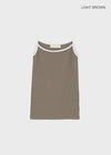 Tottia Color-block Sleeveless Top