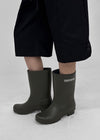 Matte Colored Mid-calf Rain Boots