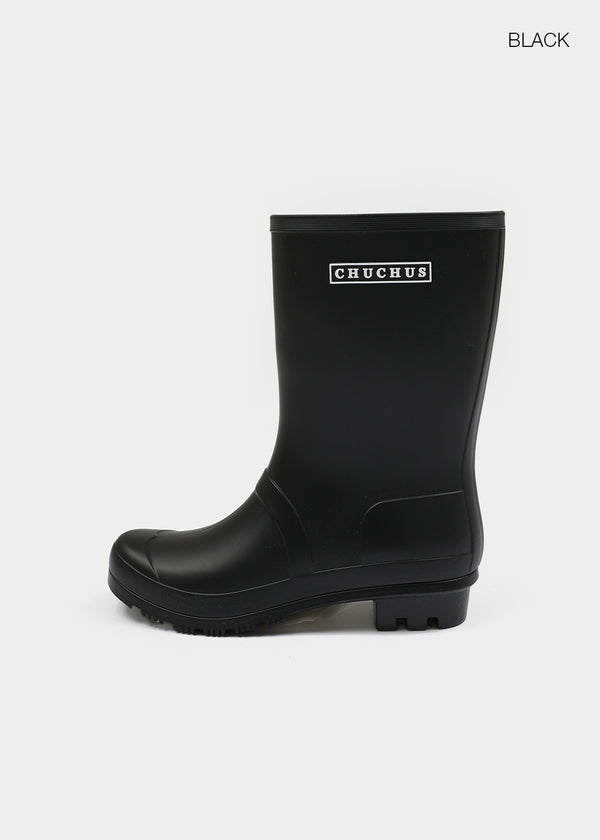 Matte Colored Mid-calf Rain Boots