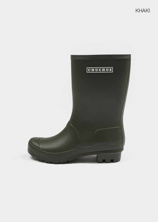 Matte Colored Mid-calf Rain Boots