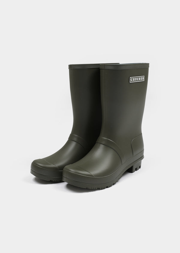 Matte Colored Mid-calf Rain Boots