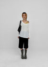 Gellet Nylon Button Capri Pants