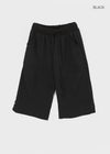 Gellet Nylon Button Capri Pants