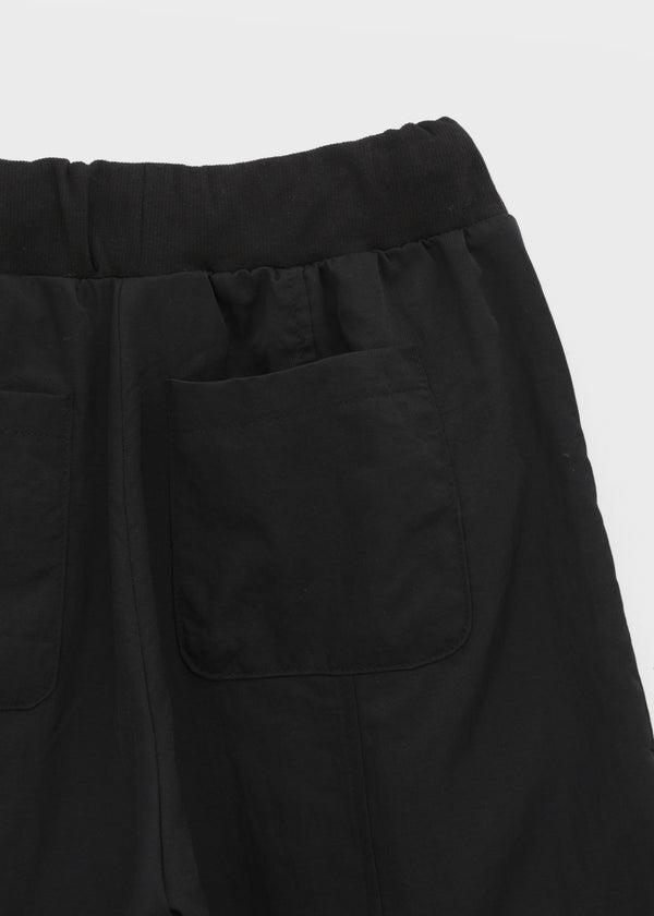 Gellet Nylon Button Capri Pants