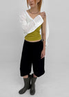 Chachu V-neck Striped Summer Long Sleeve Tee