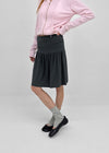 Eritu Flare Folding Midi Skirt