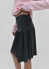 Eritu Flare Folding Midi Skirt