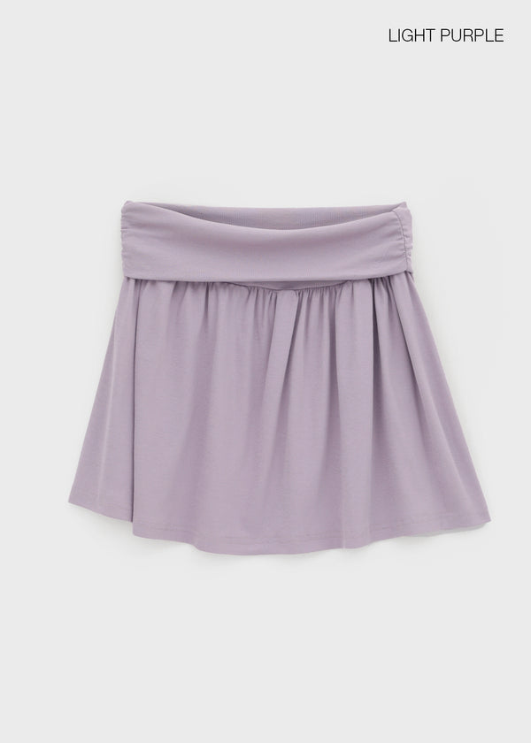 Eritu Flare Folding Midi Skirt