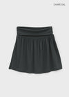 Eritu Flare Folding Midi Skirt