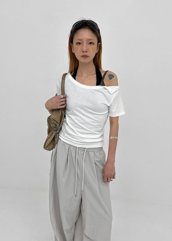 Bechiron Button Short-sleeve Tee
