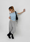 [MADE] Tepo Dolman Boat Neck Short Sleeve Top