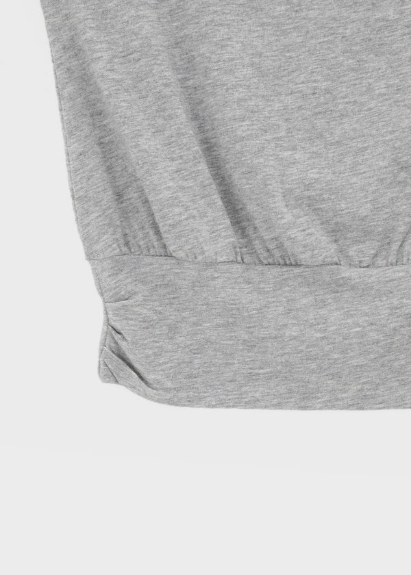 [MADE] Tepo Dolman Boat Neck Short Sleeve Top