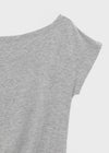 [MADE] Tepo Dolman Boat Neck Short Sleeve Top